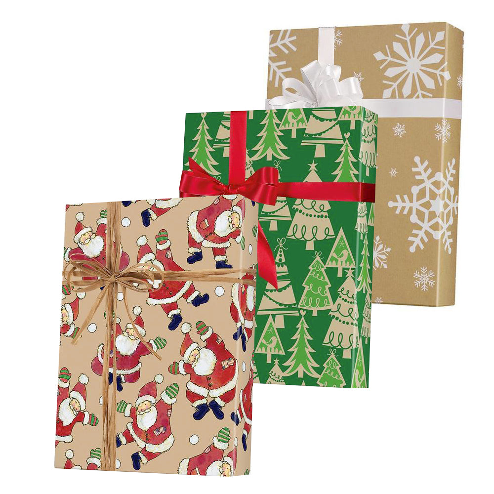 Buy White Midnight Celebration 3M Christmas Wrapping Paper - Online at  Cherry Lane