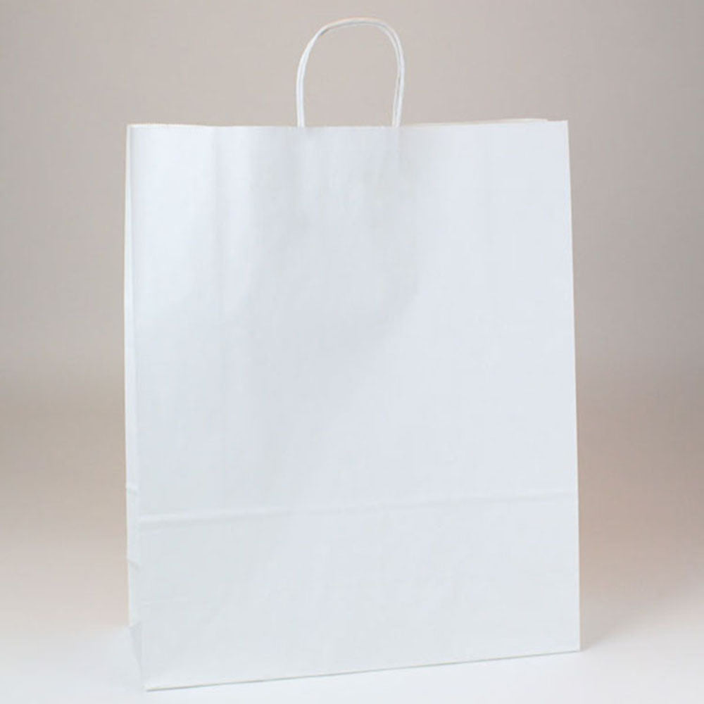 Prime Line Packaging- Large White Paper Bags, White Kraft, 47% OFF