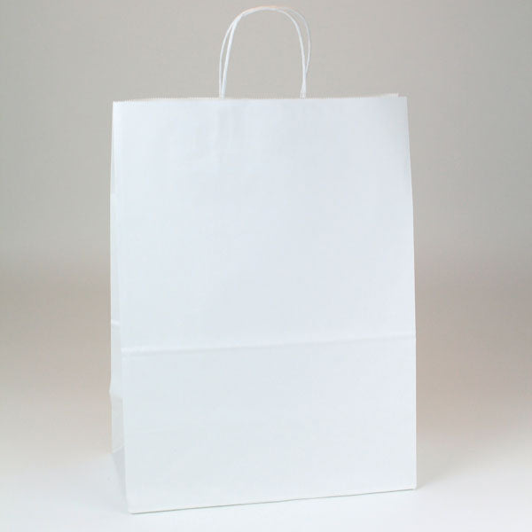 13 x 7 x 12.5 Wholesale Paper Bags - White Kraft (250) – Innisbrook