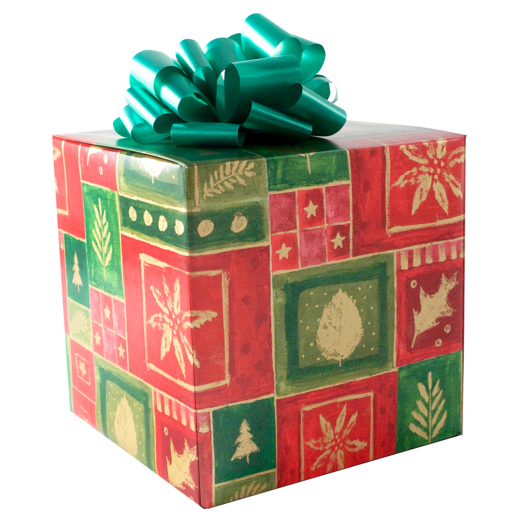 Buy Kraft Green Christmas Trees Wrapping Paper - 25 Sq Ft