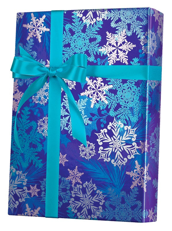 Jumbo Roll Wrapping Paper - Snowflake Mosaic — Bird in Hand