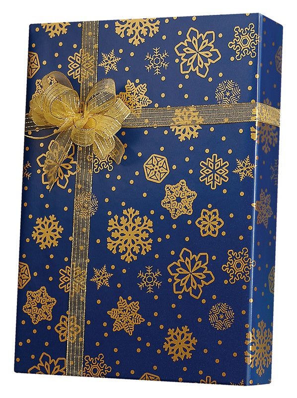 Snowflake Christmas Wrapping Paper Silver and Gold Christmas Gift Wrap Gold Wrapping  Paper Snowflake Gift Wrap Snowflake Gift Wrap 