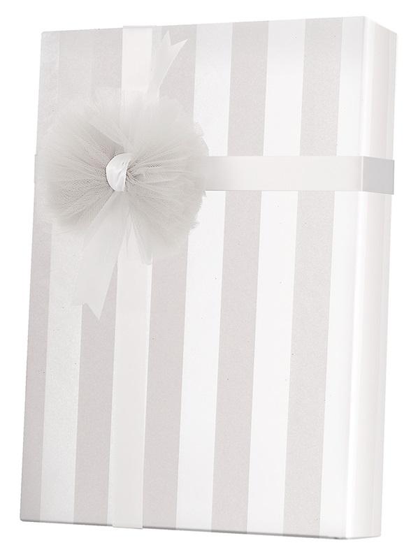CleverDelights Matte White Wrapping Paper - 30