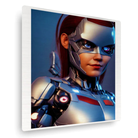 Picture of a woman cyborg.