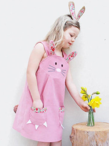 Bunny Rabbit Dusky Pink Dress