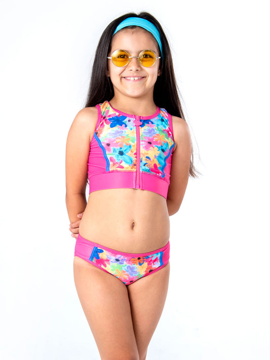 Taylor Multicolor One-Piece Swimsuit for Girls