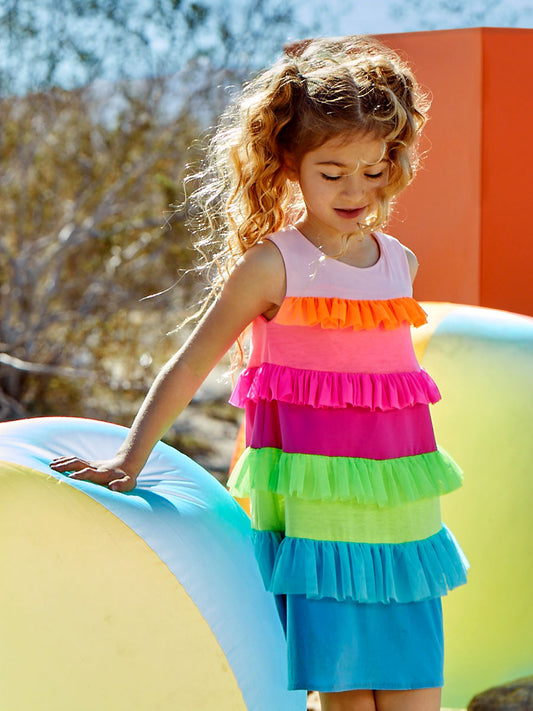 Vestido niña Very Grateful Tie Dye - Rainbow Riders – Rainbow Riders