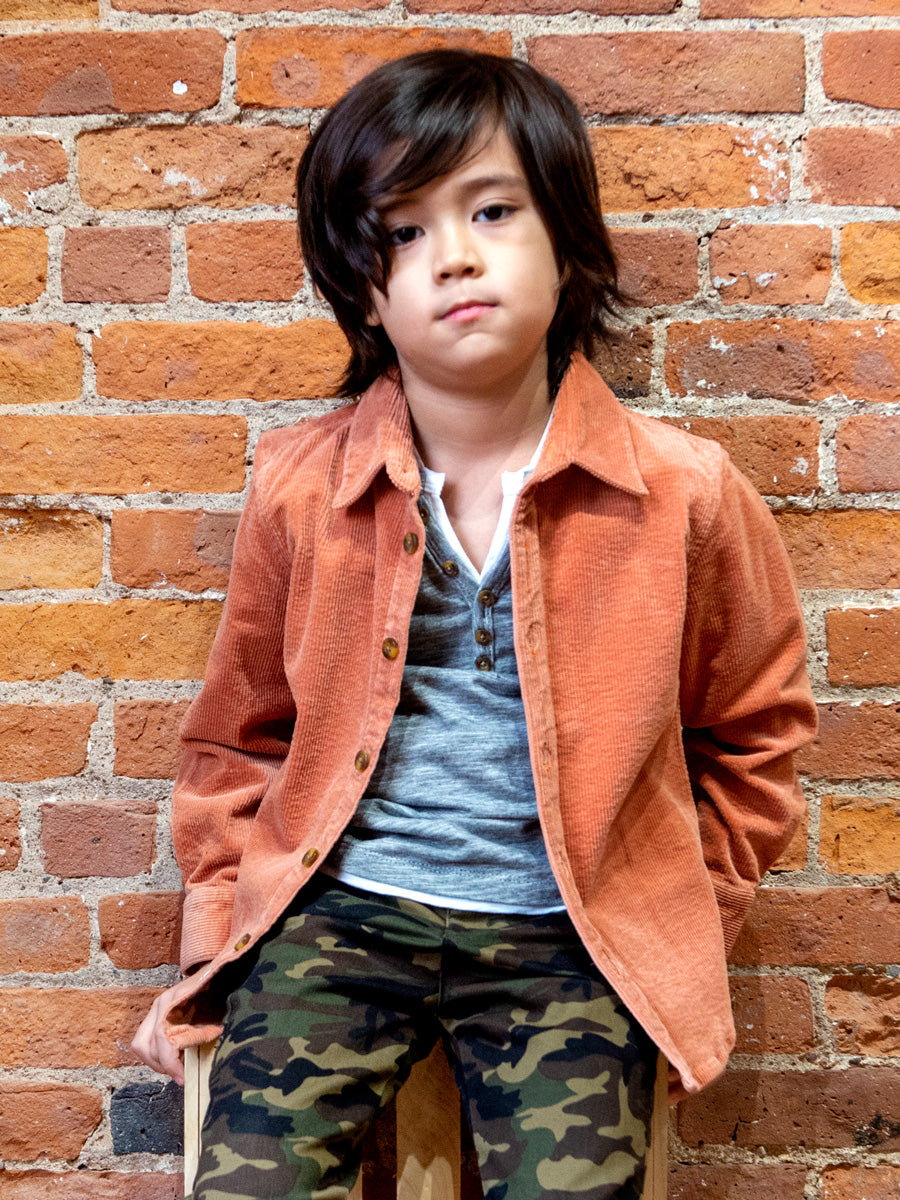 Boys cord store jacket