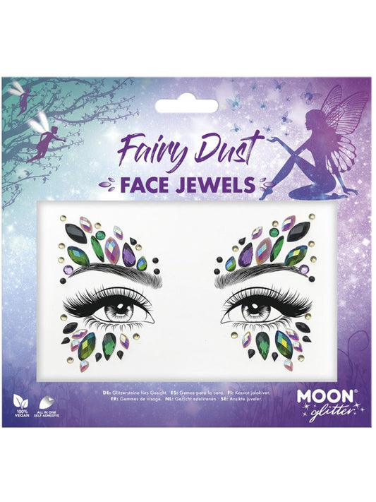 Moon Glitter Face Jewels Snow Angel