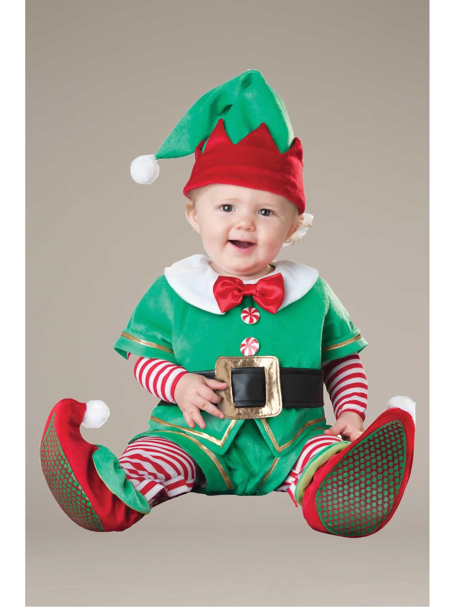 santa's little helper costume baby