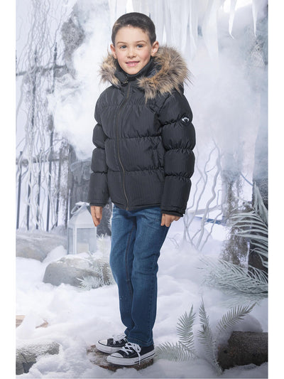 boys hooded puffer coat