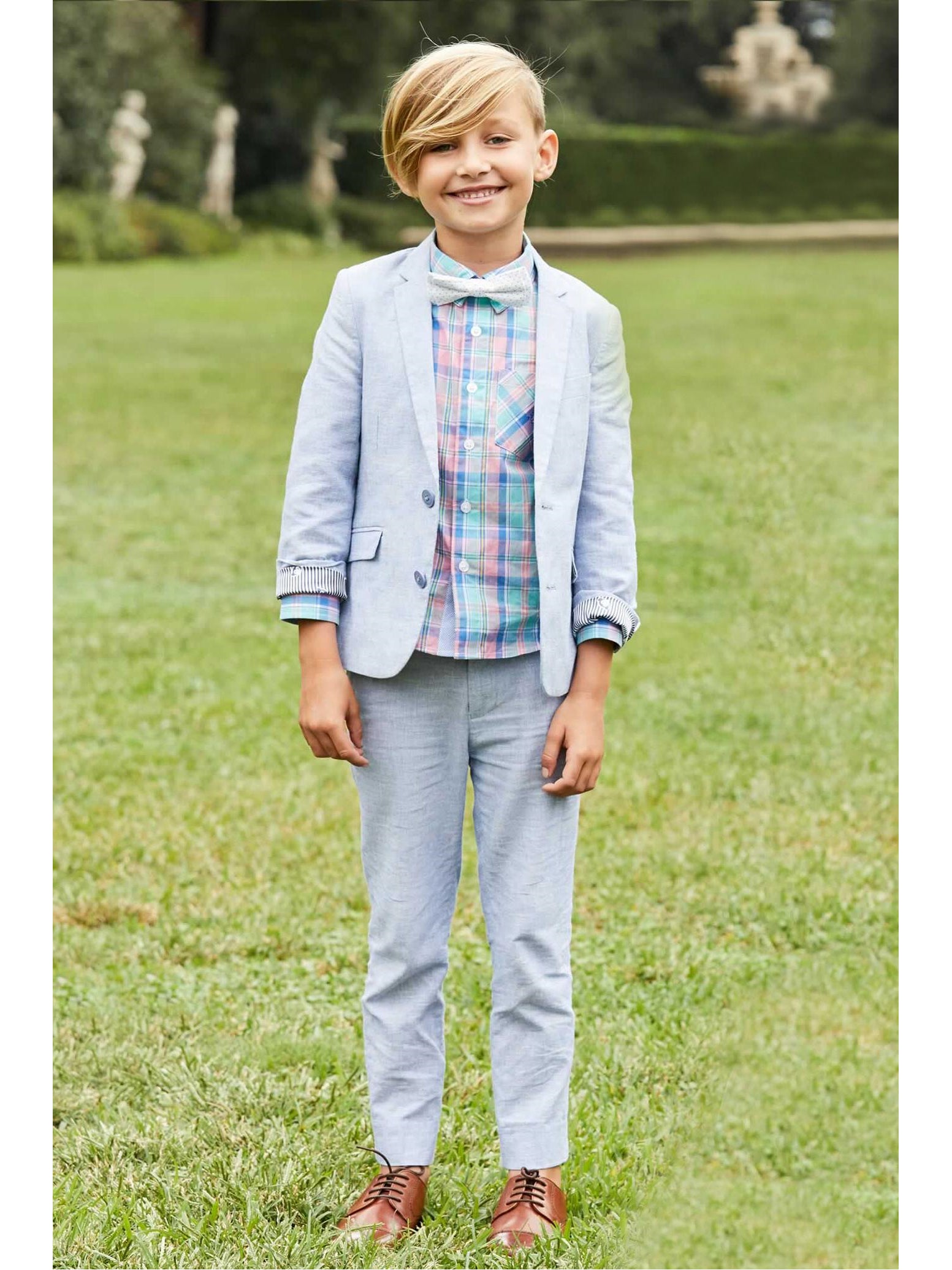 Boys Pastel Plaid Shirt - Chasing Fireflies