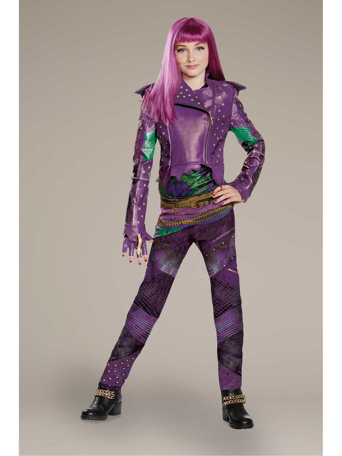 Disney Descendants Mal Costume for Girls - Chasing Fireflies