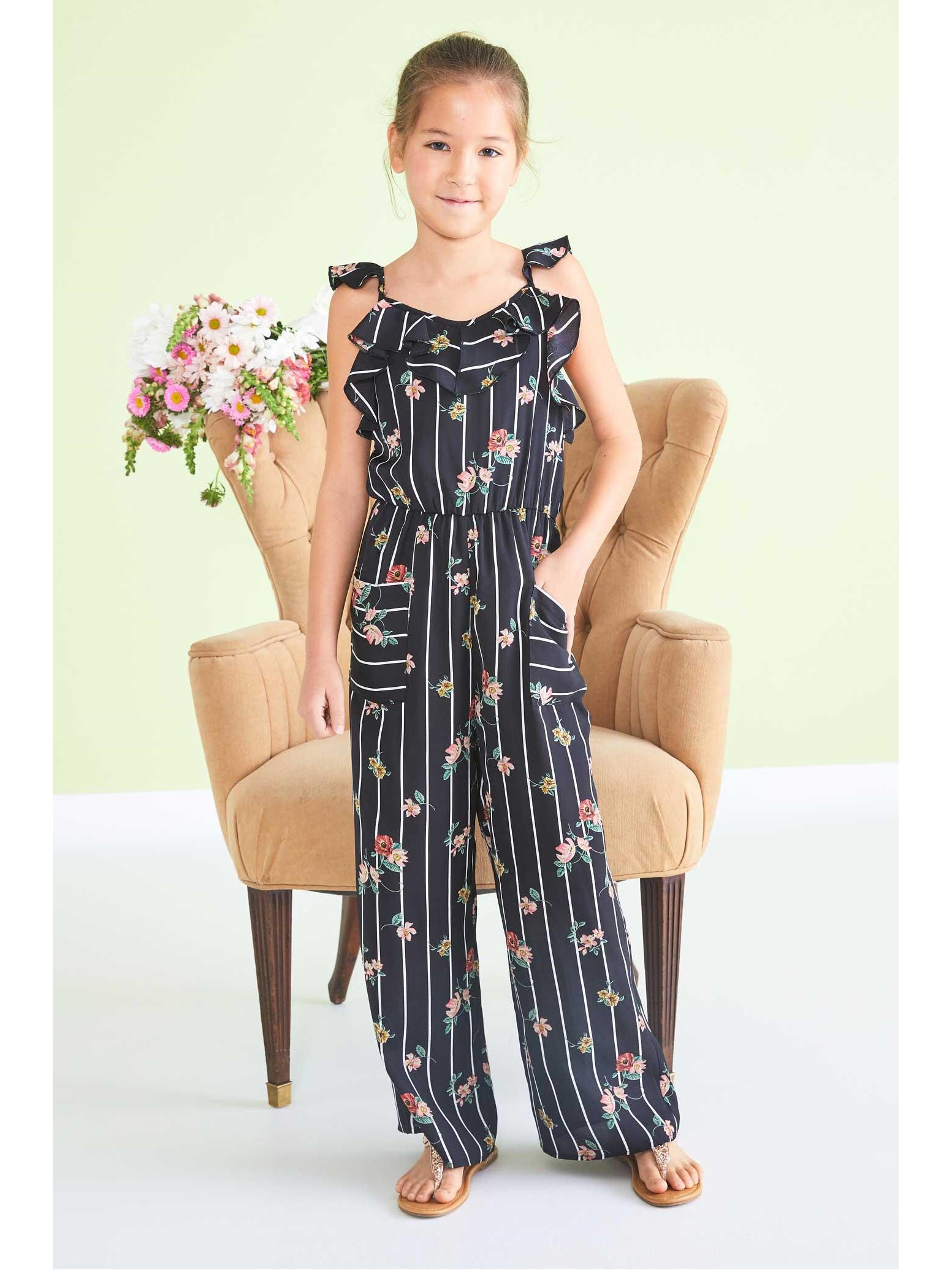 ladies floral jumpsuits