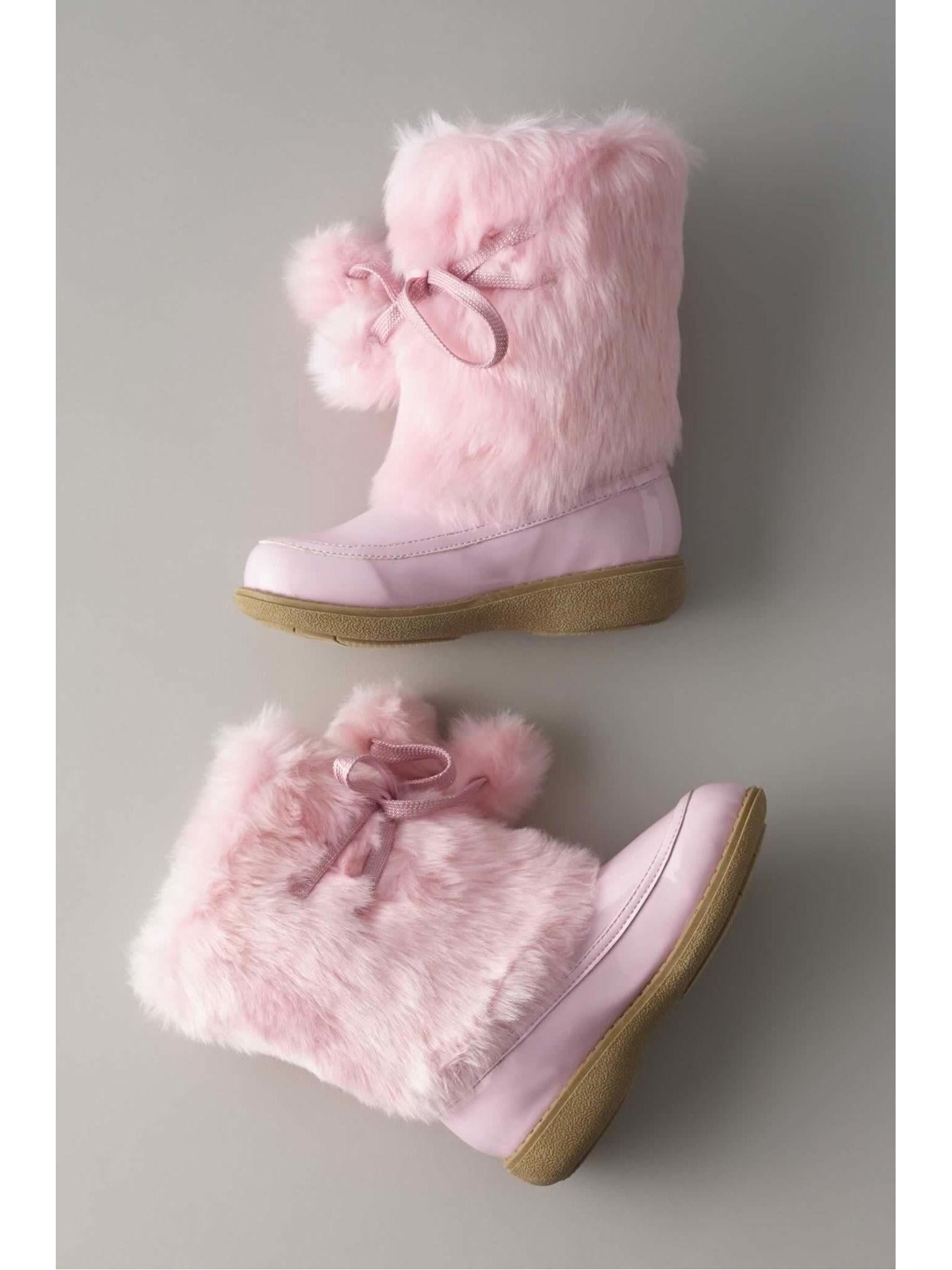 girls furry boots