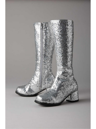 glitter gogo boots