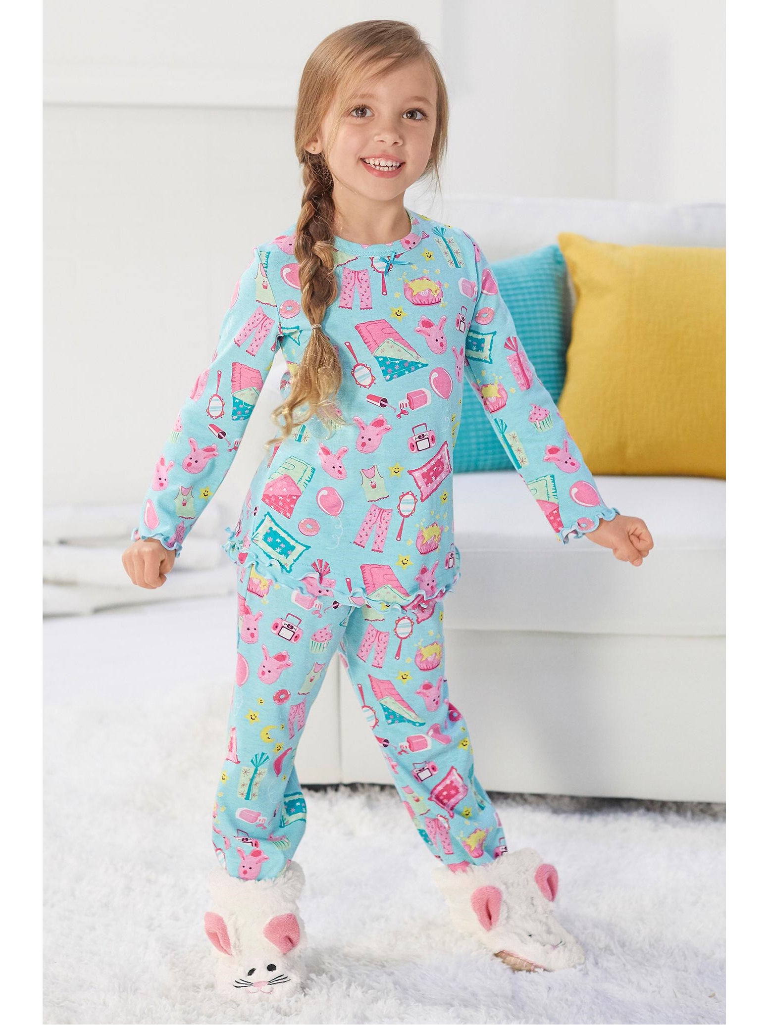 Girls Pajama Party Pjs Chasing Fireflies