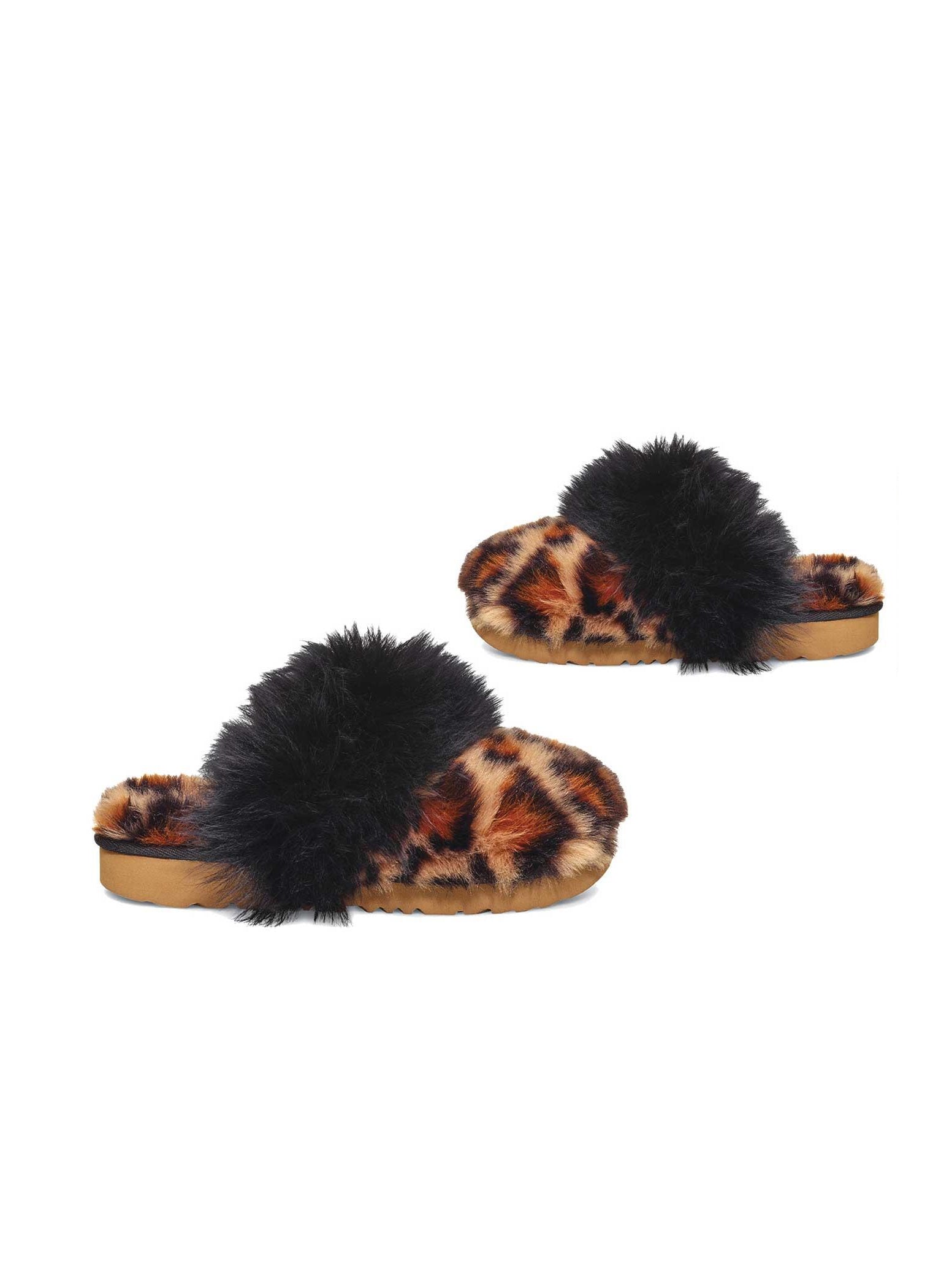 girls leopard print slippers