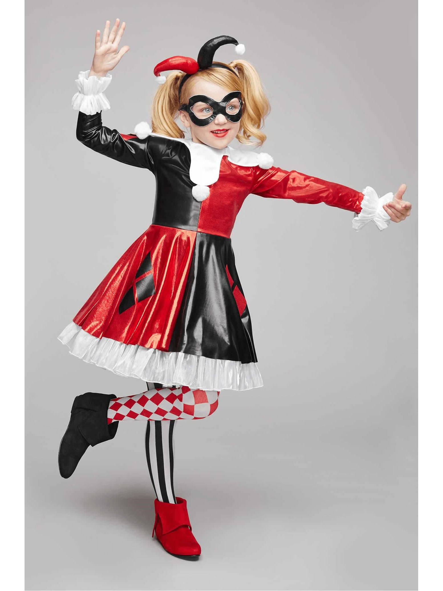 Harley Quinn Costume for Kids - DC Super Hero Girls - Chasing Fireflies