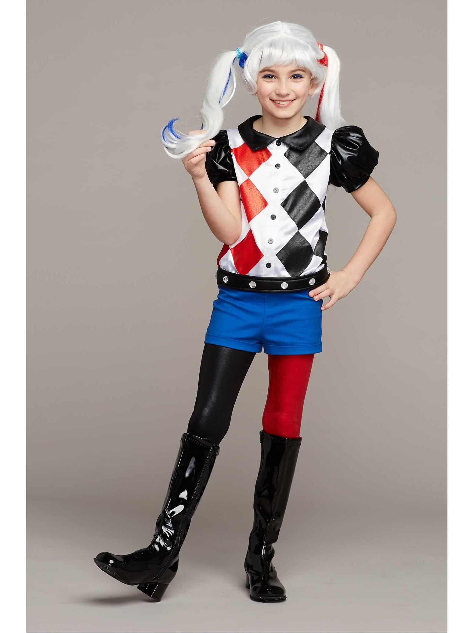 Harley Quinn Costume For Girls Chasing Fireflies 2469
