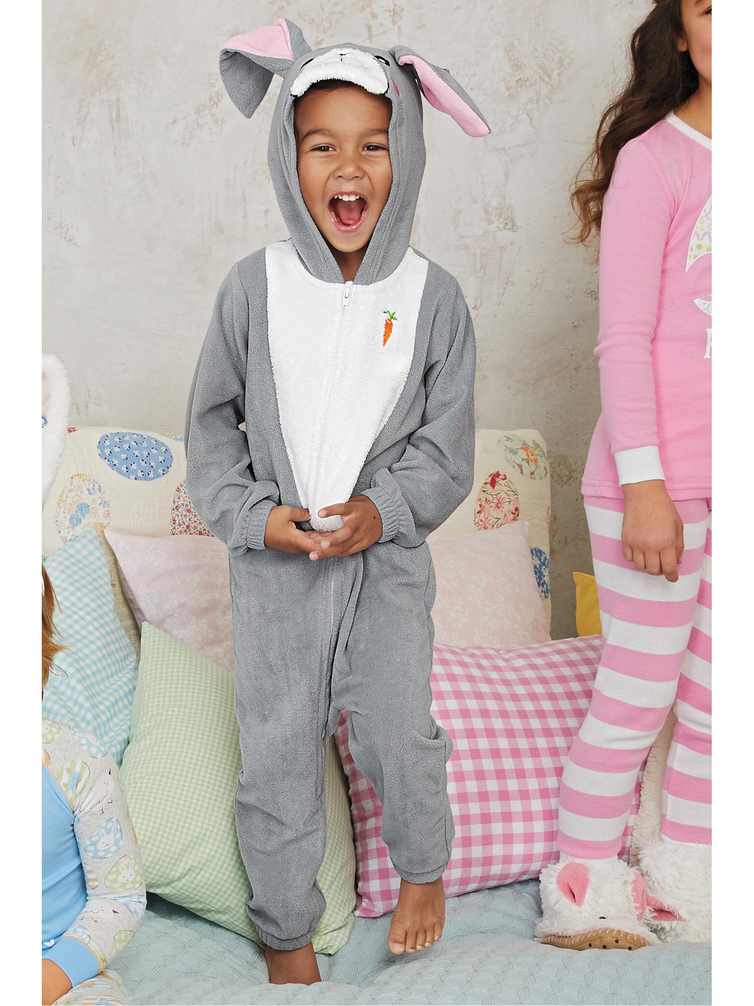 Kids Bunny Jumpsuit Pj’s - Chasing Fireflies