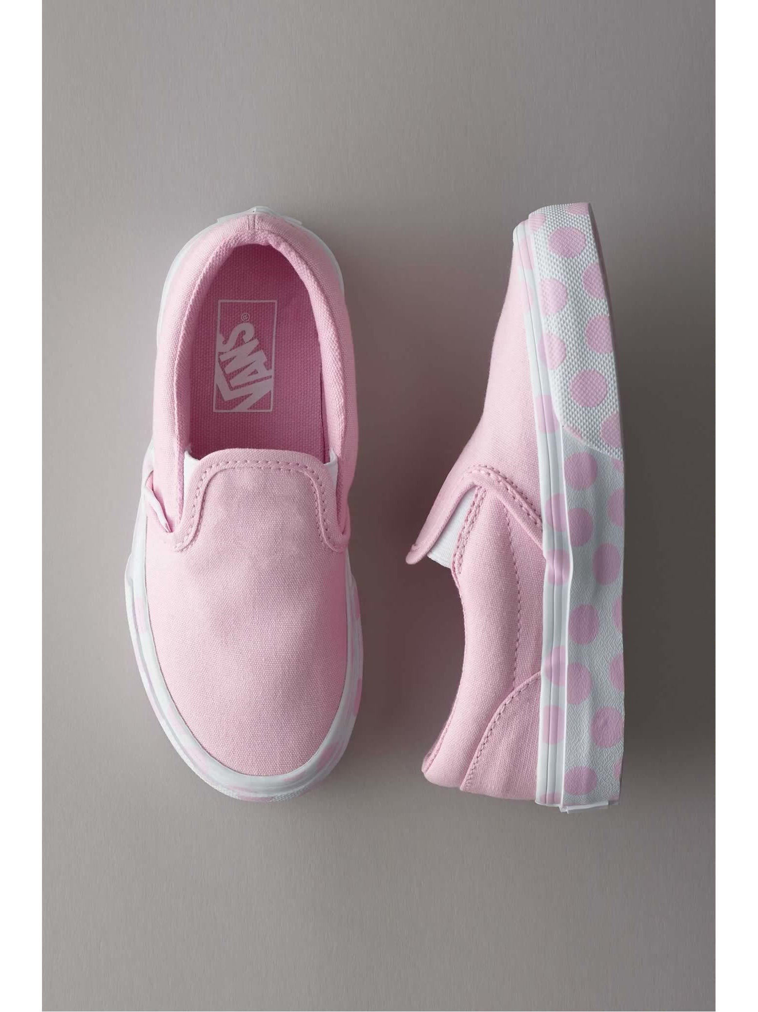 pink polka dot vans