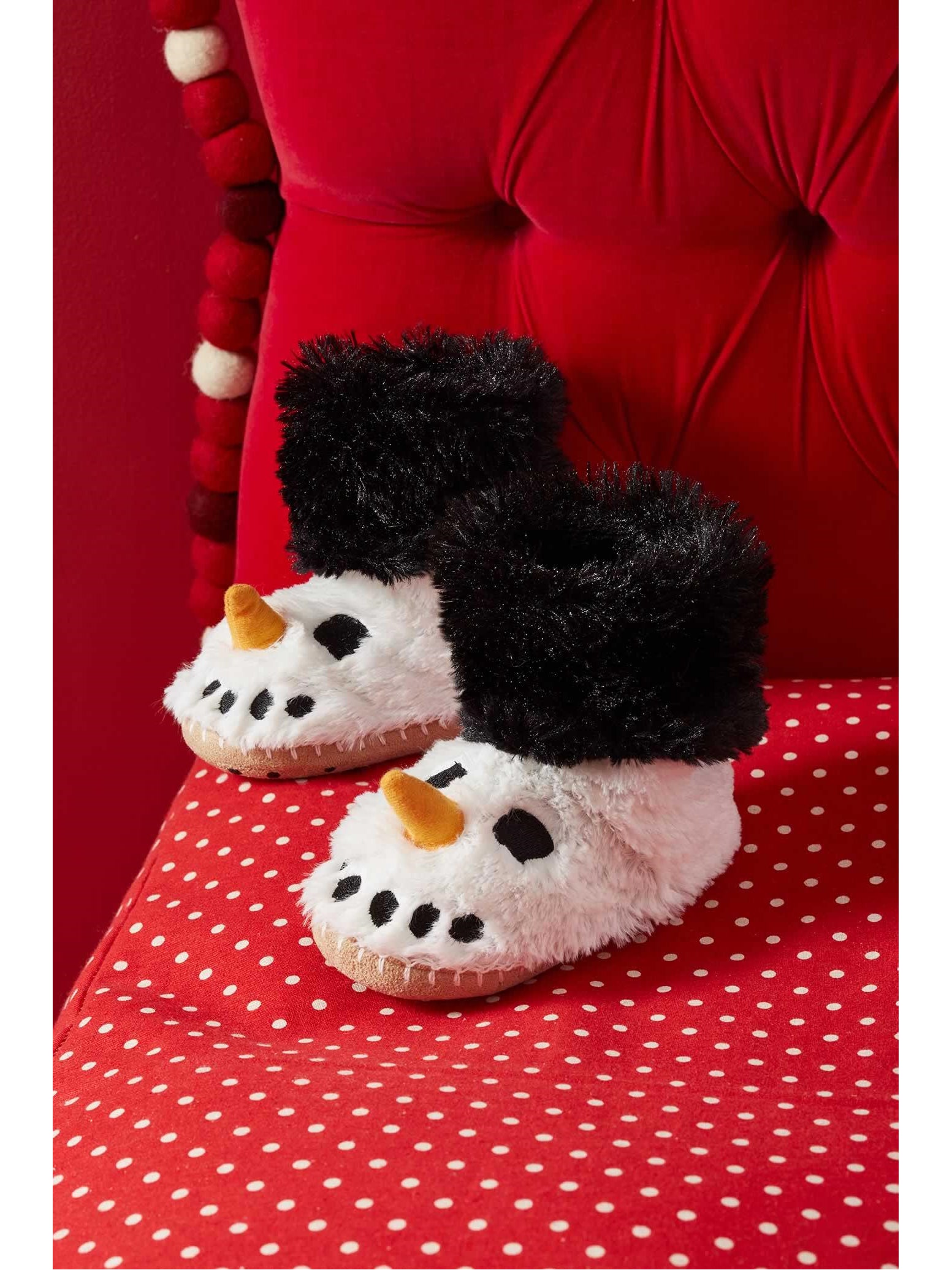 snowman slippers