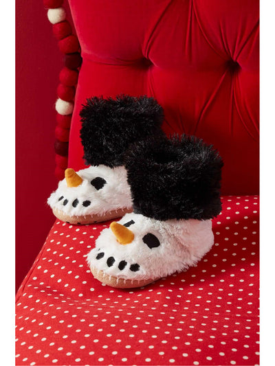 Kids Snowman Slouch Slippers - Chasing 