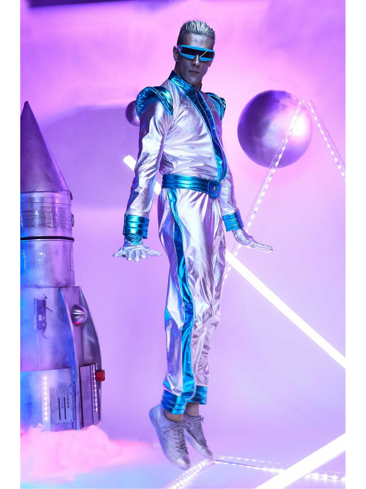 Light-Up Space Suit Costume for Men - Chasing Fireflies