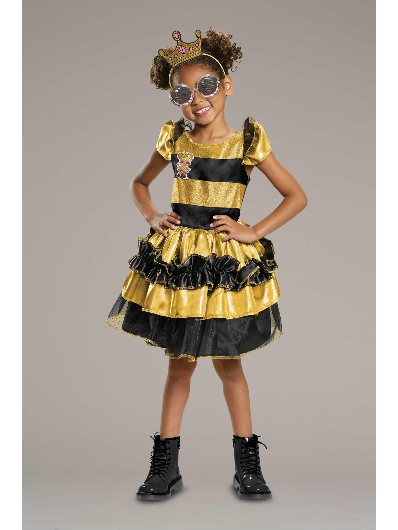L.O.L. Surprise Queen Bee Doll Costume for Girls - Chasing Fireflies