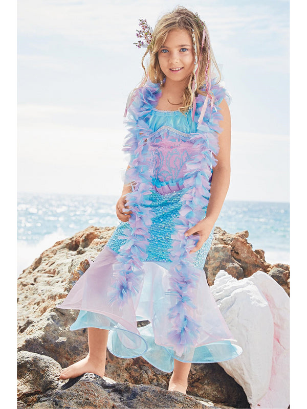 Magical Mermaid Costume For Girls Chasing Fireflies 