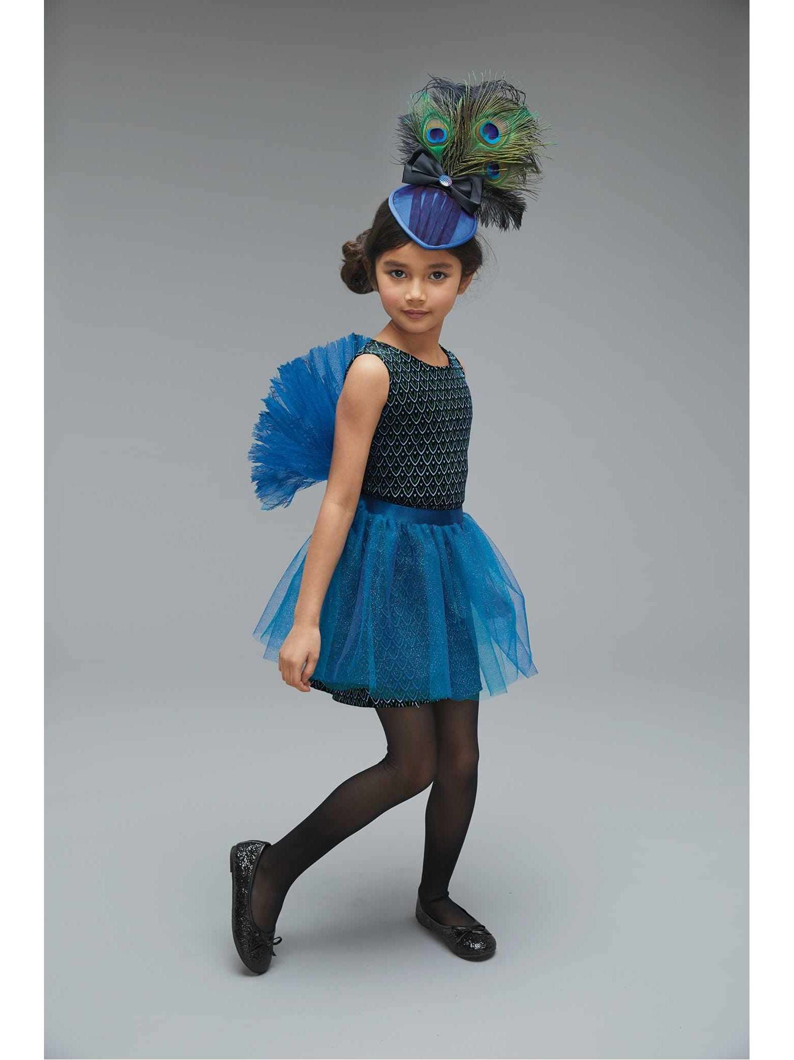 peacock dress for kids