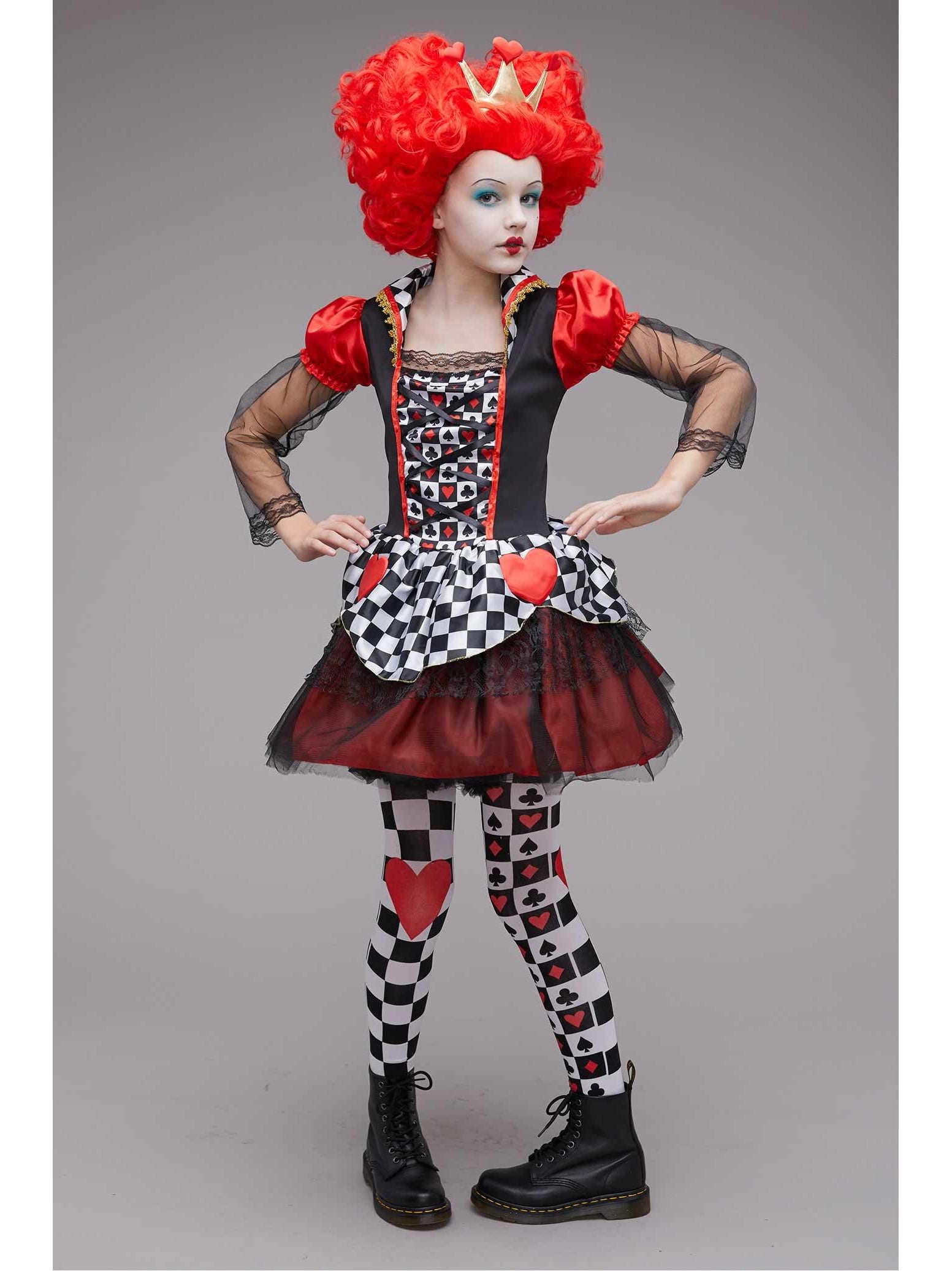 Queen Of Hearts Costume For Girls Chasing Fireflies