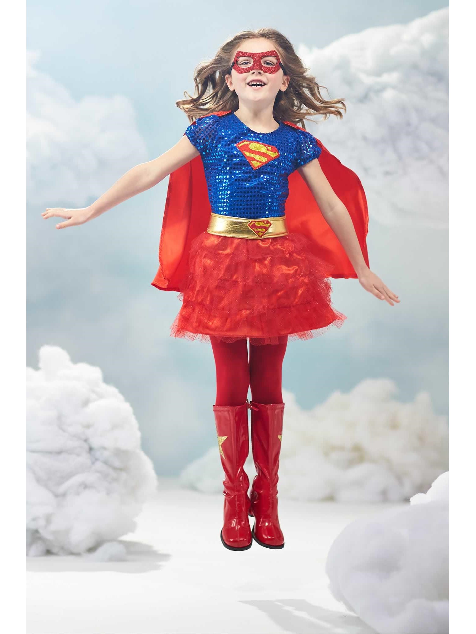 Tween Girl Costume Supergirl