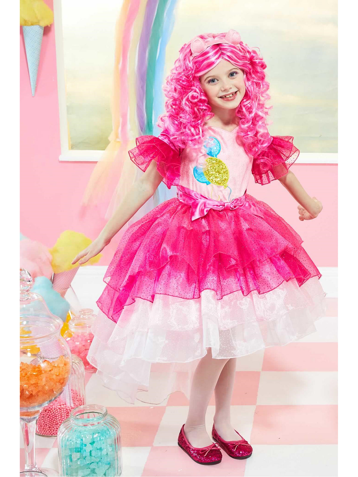 Ultimate My Little Pony Pinkie Pie Costume for Girls - Chasing Fireflies