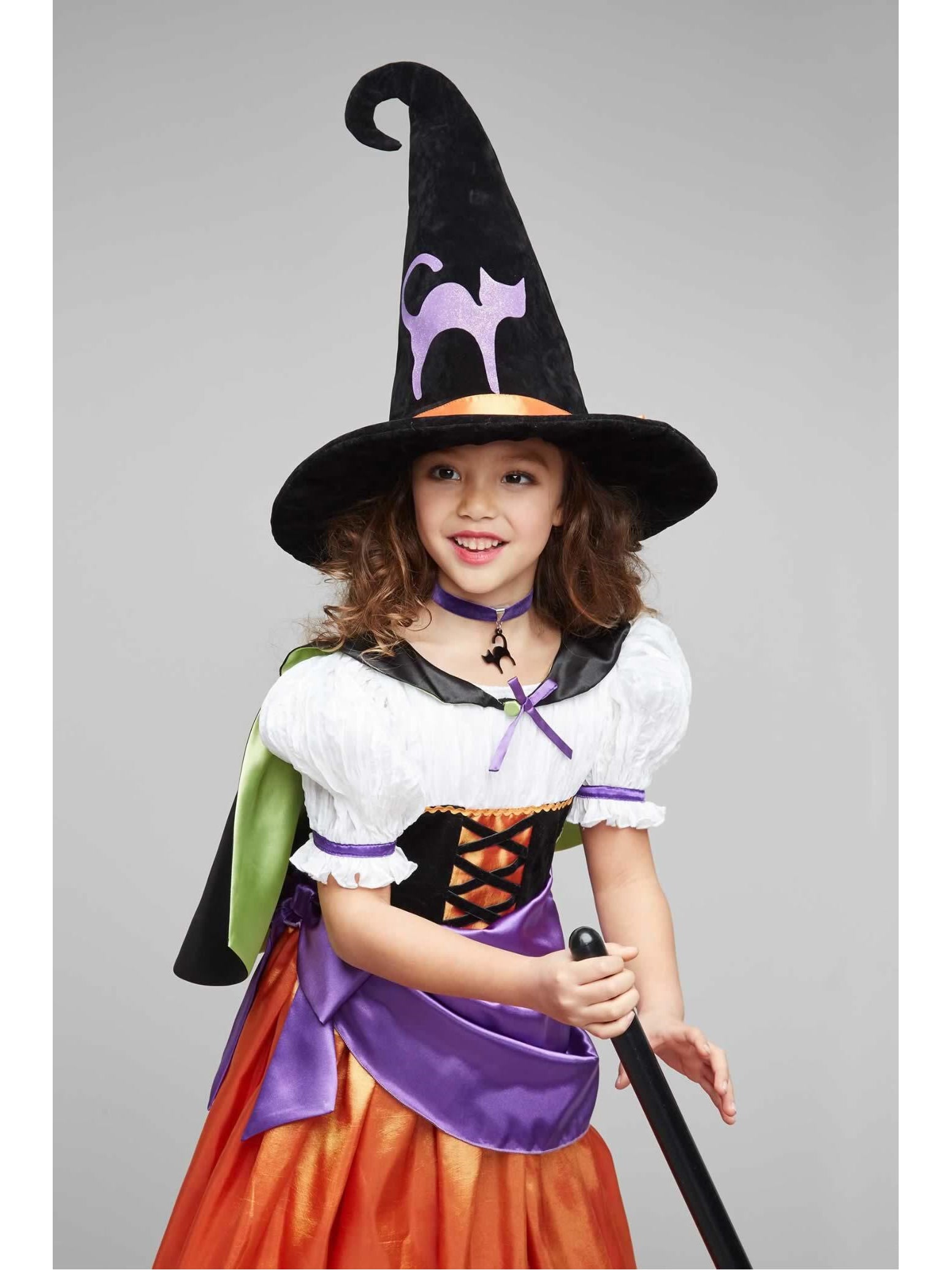Vintage Witch Costume For Girls Chasing Fireflies