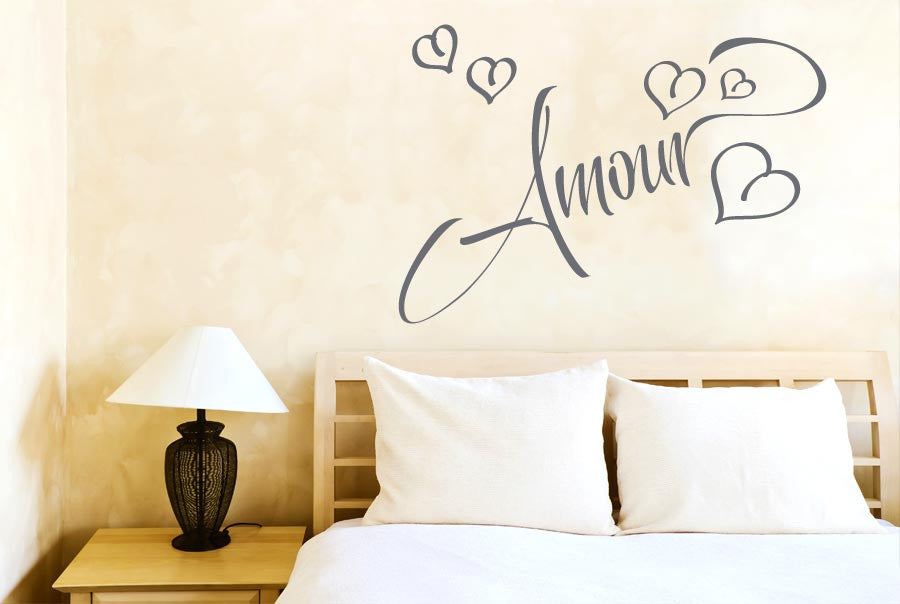 Amour Love In French Cut It Out Wall Stickers Uk And Art Decals Cut It Out Wall Stickers