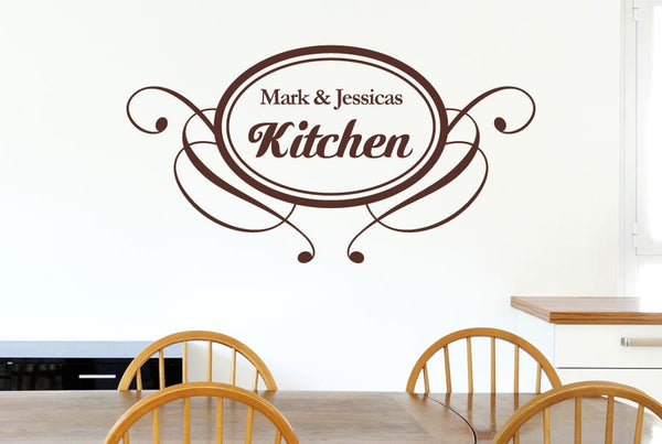 personalised kitchen wall stickers uk