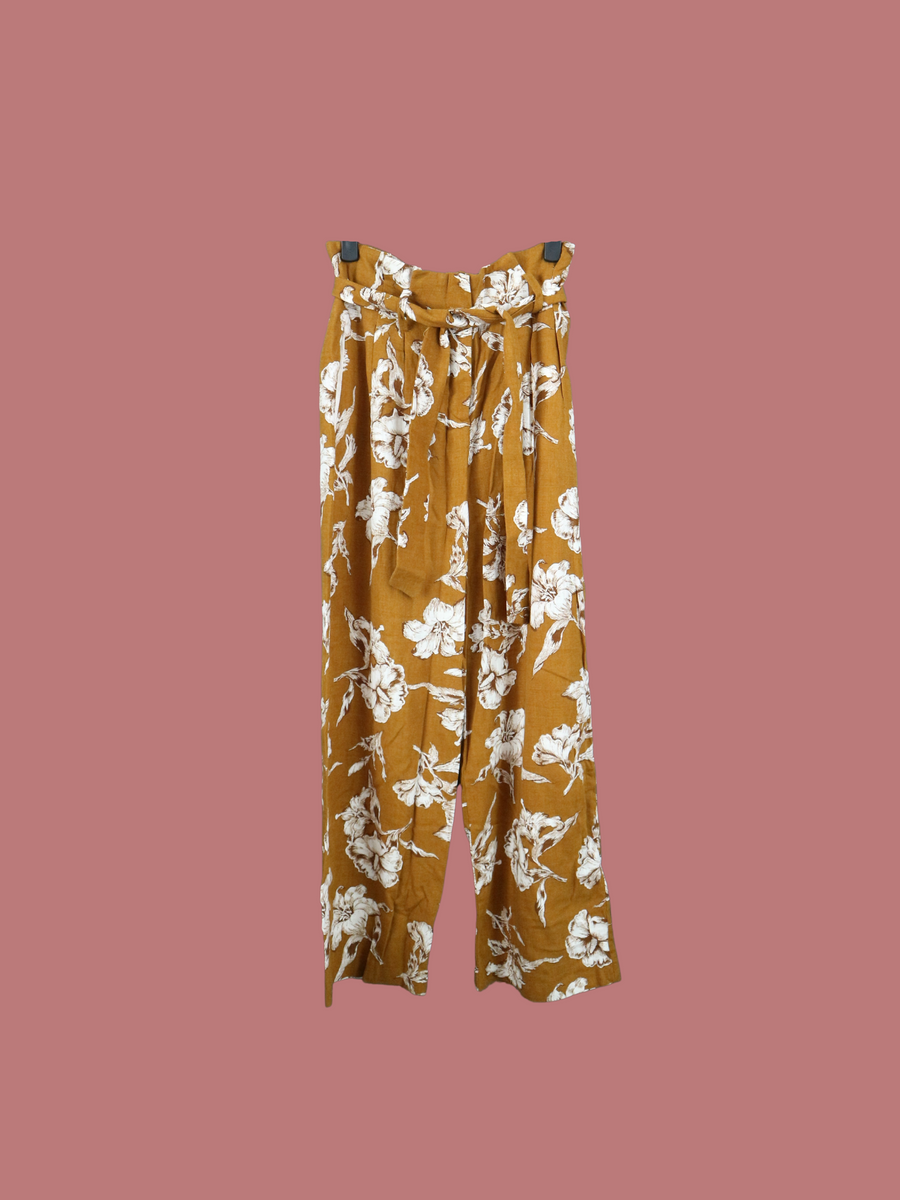 Floral Print Zara Linen Pants – The Re Lifestyle