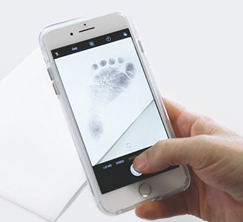 Handprint footprint fingerprint upload