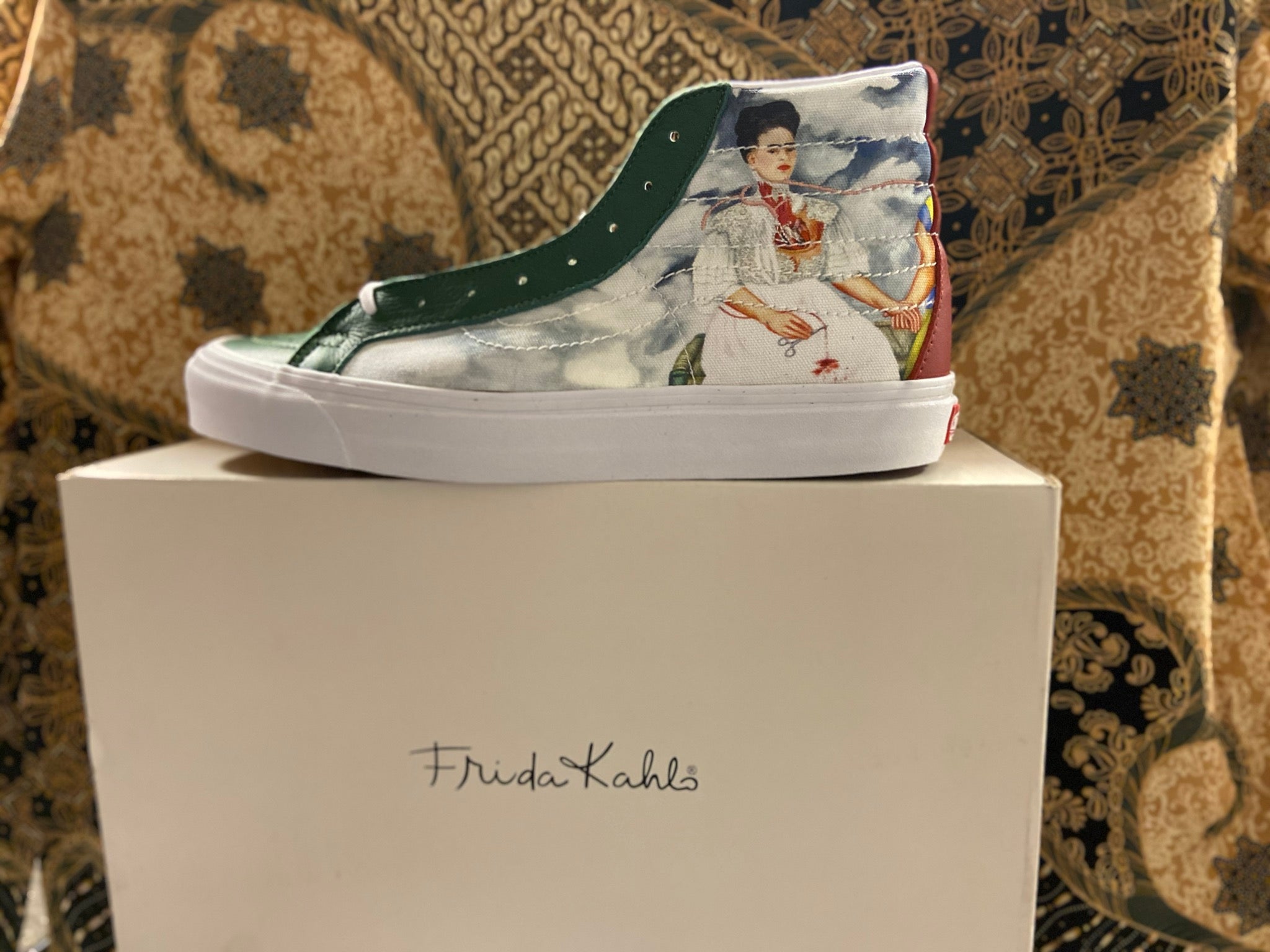 frida kahlo vans sk8 hi