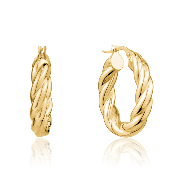 Arracadas De Oro 14KT / 14KT Gold Huggies Earrings 7MM – JDG Jewelers