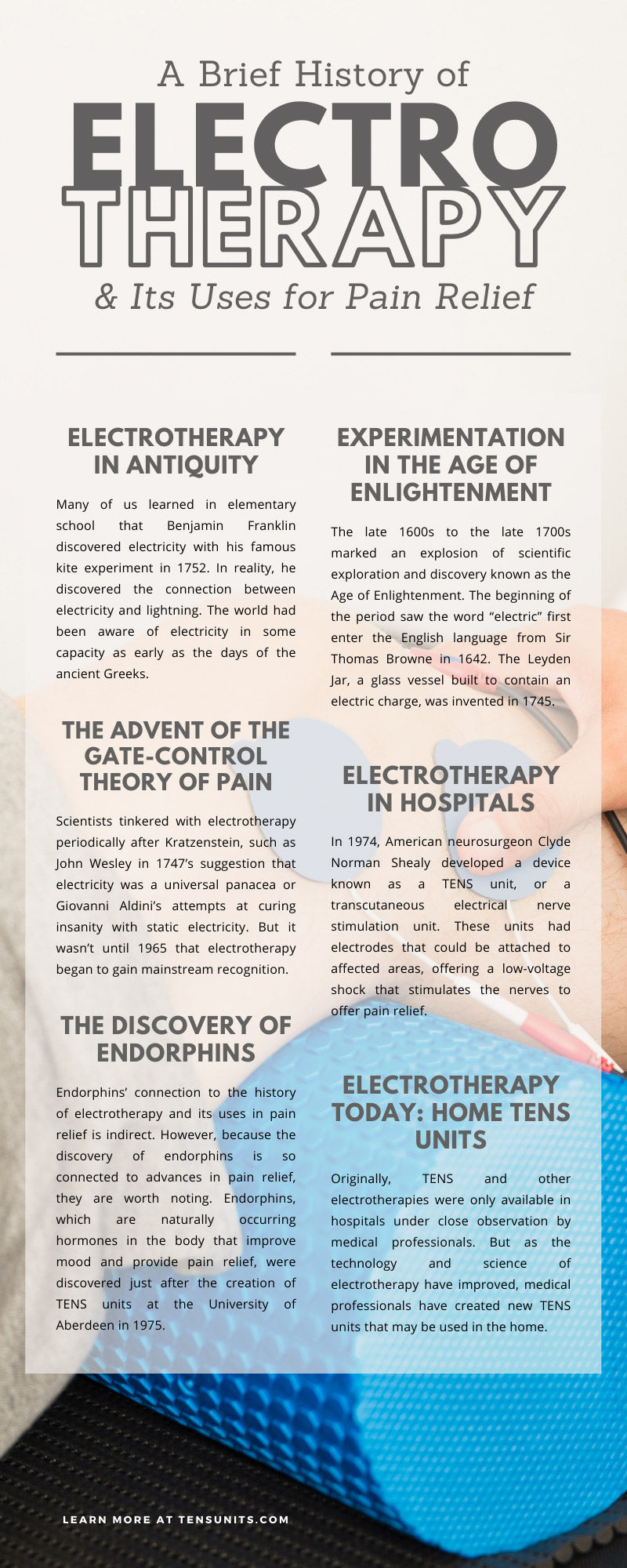 A Brief History of Electrotherapy & Its Uses for Pain Relief