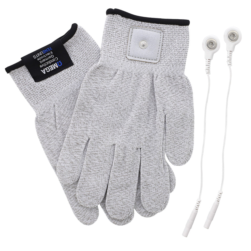 Omega Premium Conductive Gloves For Tensems Tens Units
