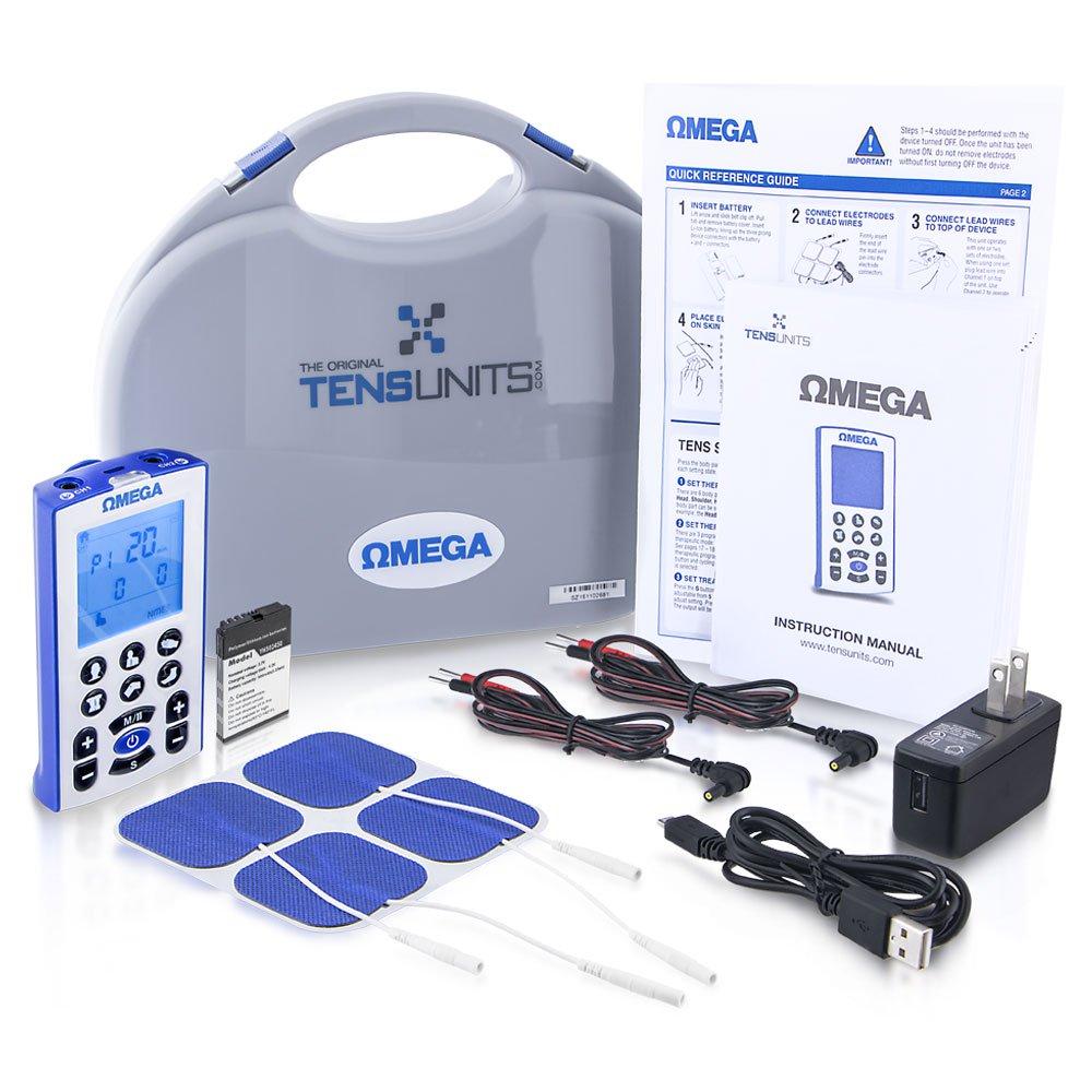 The Omega Professional Tens & EMS Combo Unit for Ultimate Pain Relief