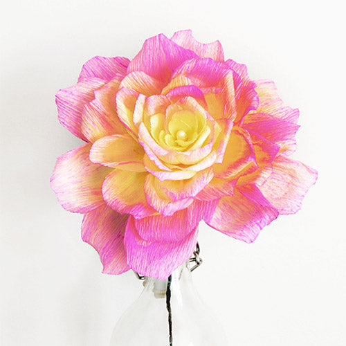 DIY Paper rose flower