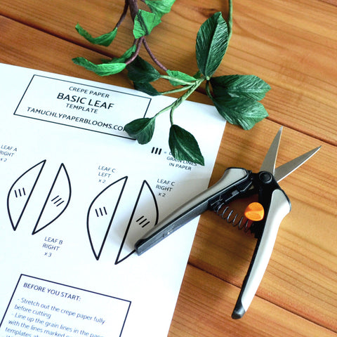 Paper leaf, How to make paper flower leaf