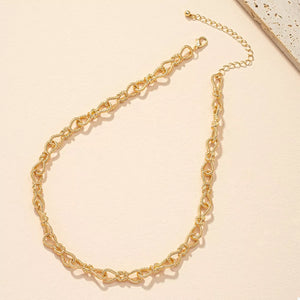 18K Gold-Plated Chain Link Necklace - Boutique'd by LeeLee
