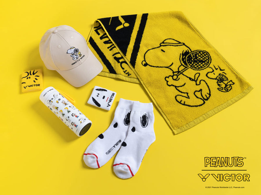 [VICTOR X PEANUTS SP-SN A] White Wristband