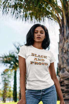 Black and Proud Short-Sleeve Unisex T-Shirt